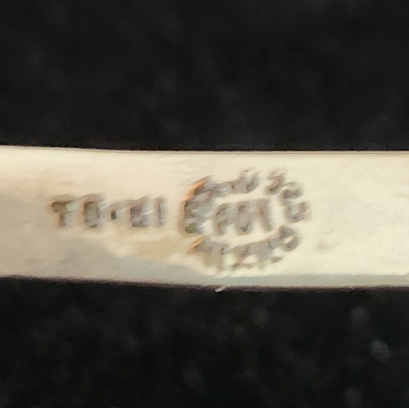 Mexican silver necklace with Turquoise inlays. - Picture 4 of 4